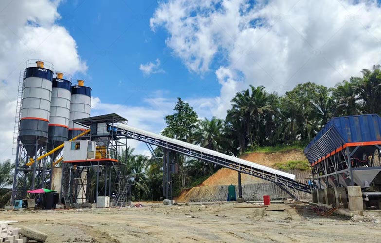 Stationary Concrete Plant with Large Capacity