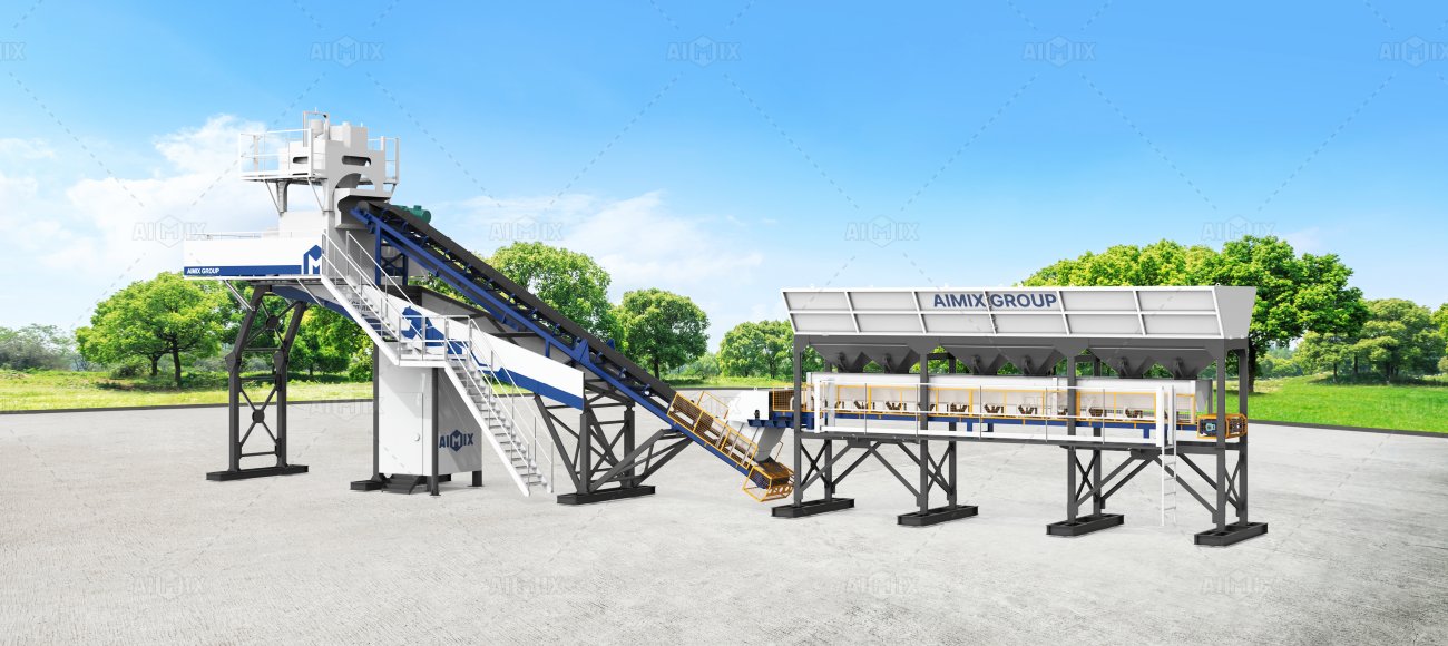 AJQ series fast installation concrete plant