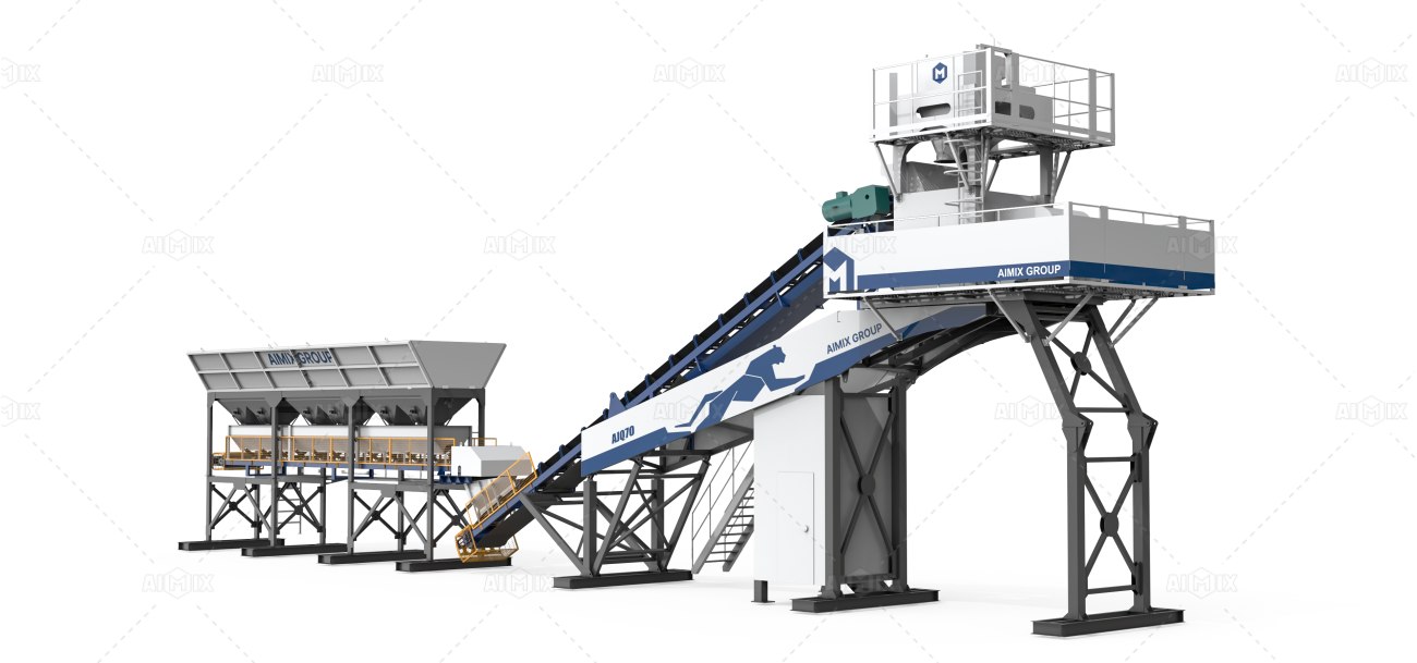 AJQ70 fast setup concrete batch plant Aimix