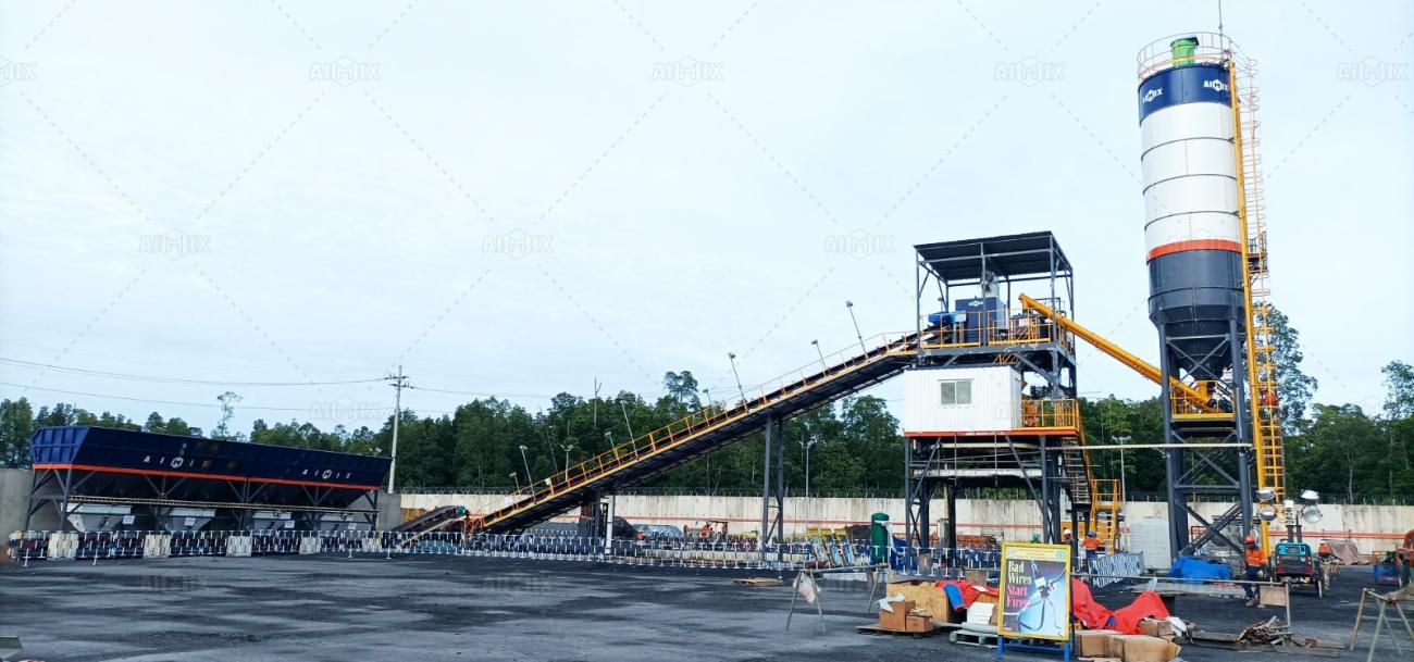 Aimix ready mix concrete batching mixing plant
