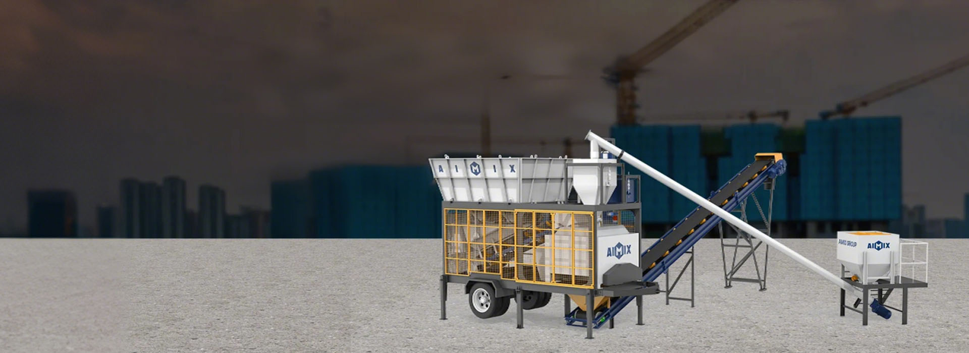 Mobile Concrete Batching Plant for Sale