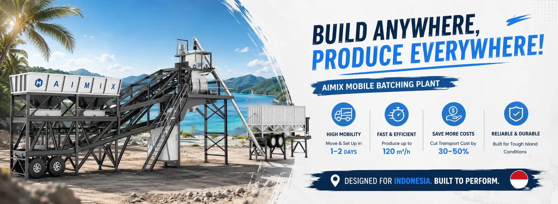 Core Advantages – Why Choose AIMIX Mobile Batching Plant