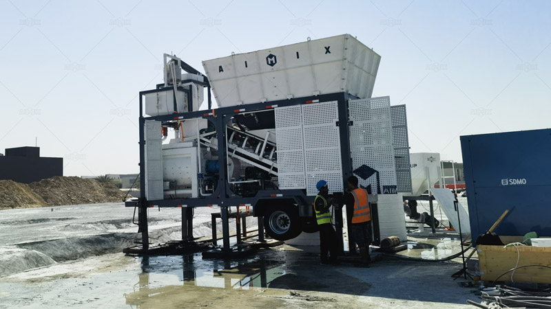 Mobile Compact Concrete Plant Price
